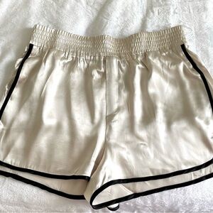 Zara satin shorts
